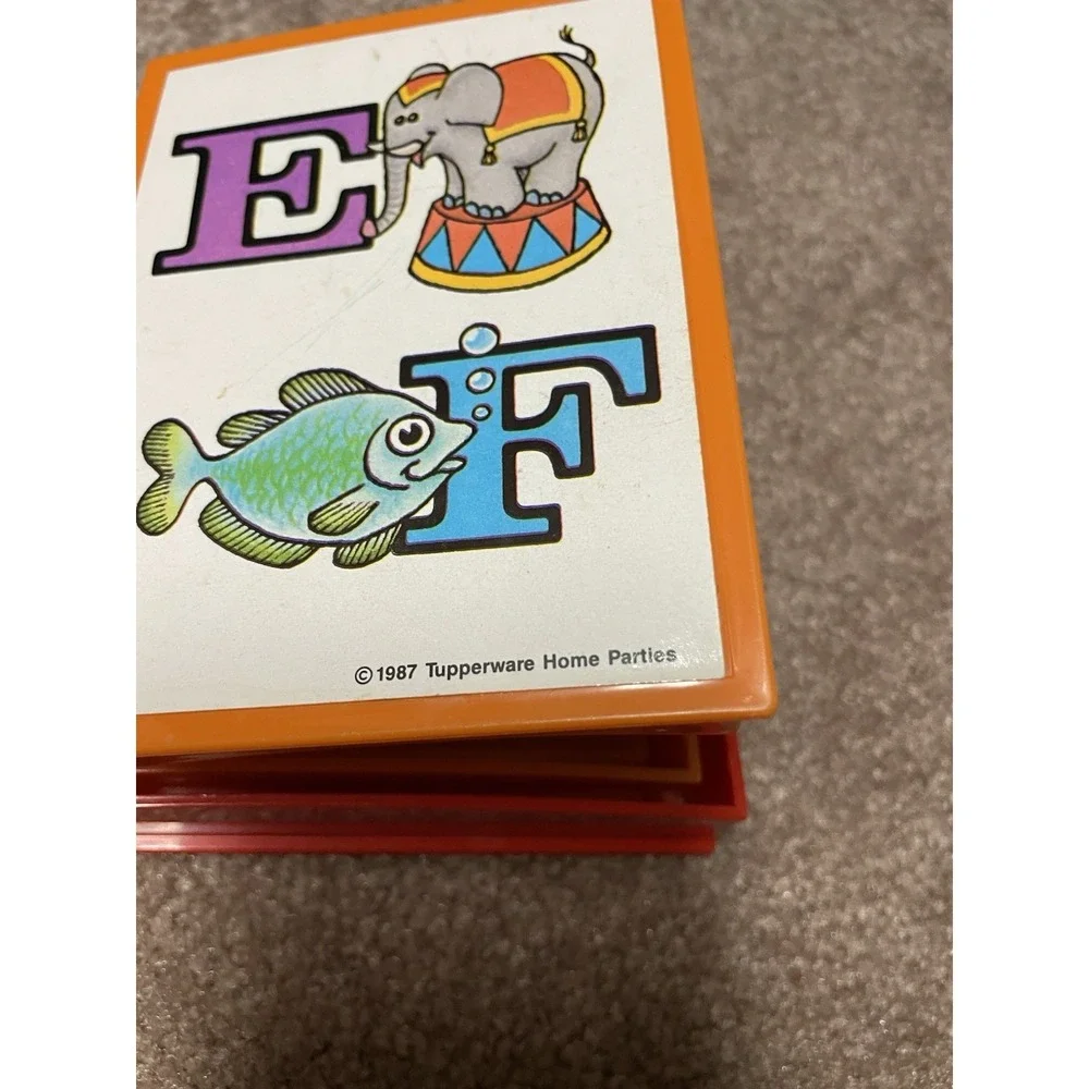 Tupperware Tuppertoys Bookworm Nesting Alphabet Books Full Set‎ Vintage 1987 USA